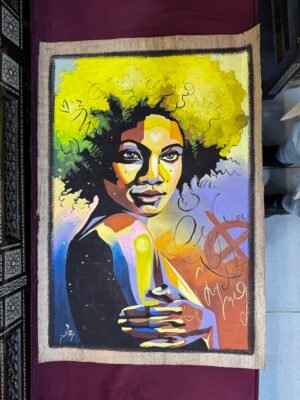 Abstract Afro Beauty