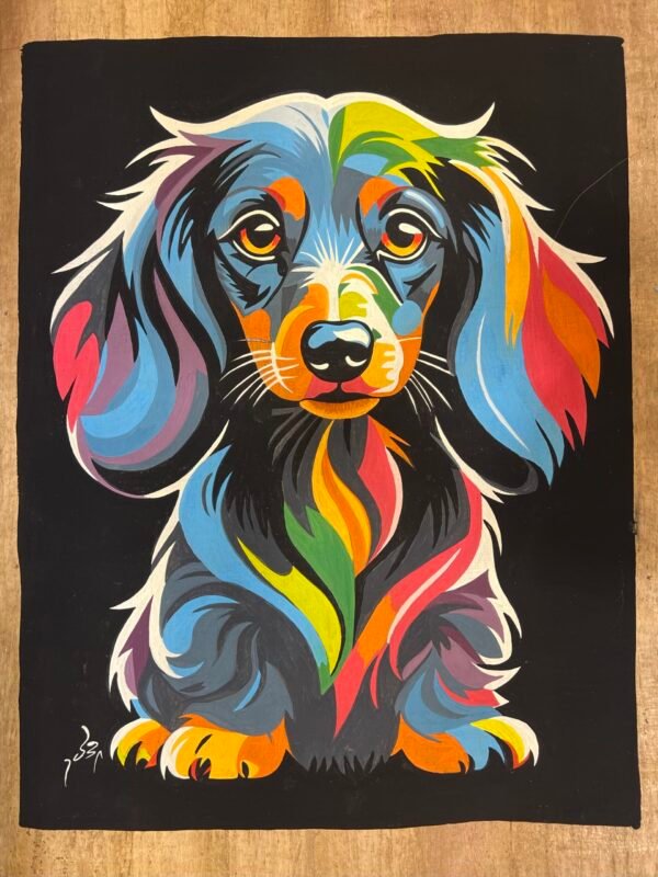 Colorful Dog Pop Art