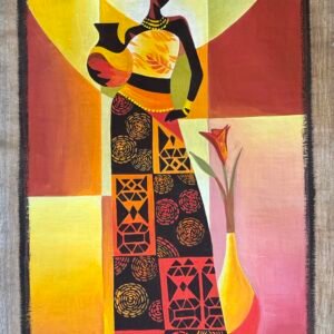 African Woman with Water Jar