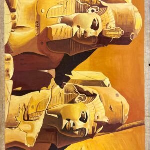 Abu Simbel Colossi Statues Sandstone