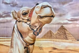 Camel Head Pyramid Desert