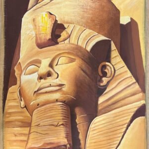 Ramses Colossus Head Sandstone